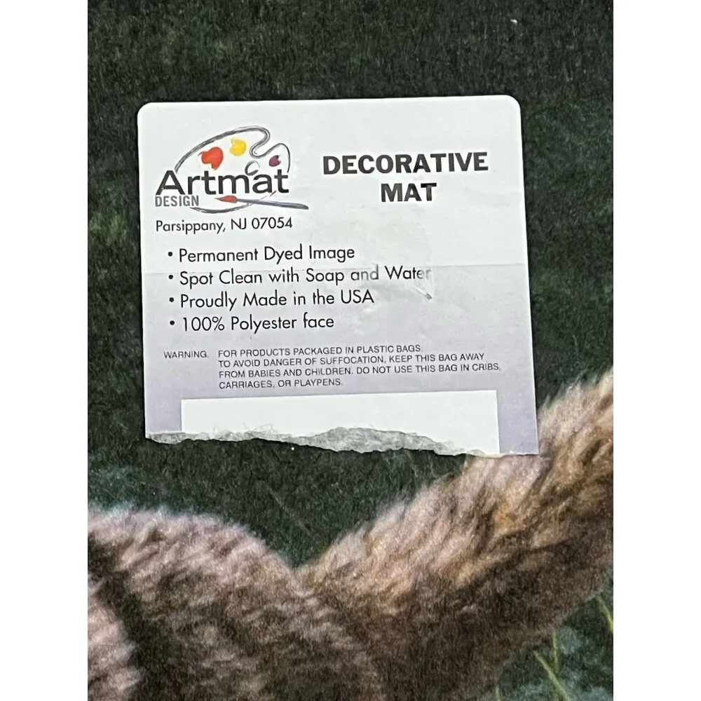 Wolves Door Mat On The Move by James Hautman Indoor Cabin Winter Scene Wolf Pack